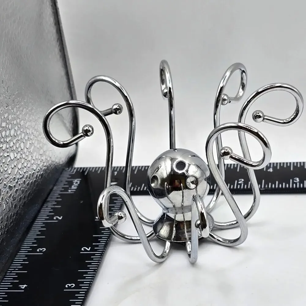Octopus Ring Holder Umbra Metal Ring Display Mirror Silver Tone 2.5